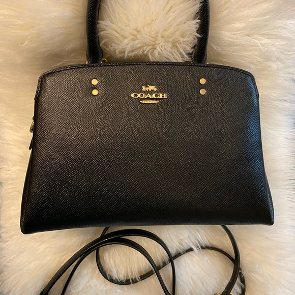 Coach Mini Lillie Shoulder Crossbody Bag in Black - Picture 12 of 13